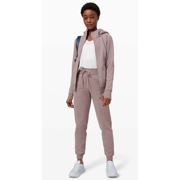 Lululemon Pants - Lululemon Scuba High-Rise Jogger Heathered Pink Mauve Size 6 LW5D03S